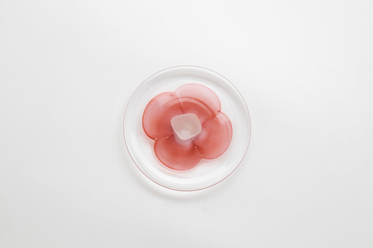 《四葉》點心盤 紅色 LF3004 商品照片