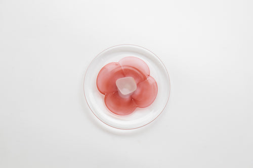 《四葉》點心盤 紅色 LF3004 商品照片